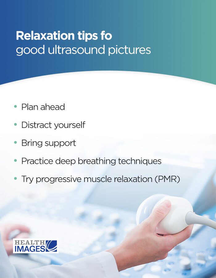 Relaxation tips for good ultrasound pictures